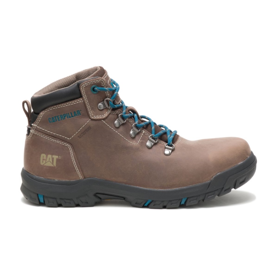 Botas De Trabajo Impermeables Con Punta De Acero Mae Para Mujer Con Hoja De Laurel, Calzado Para Gatos