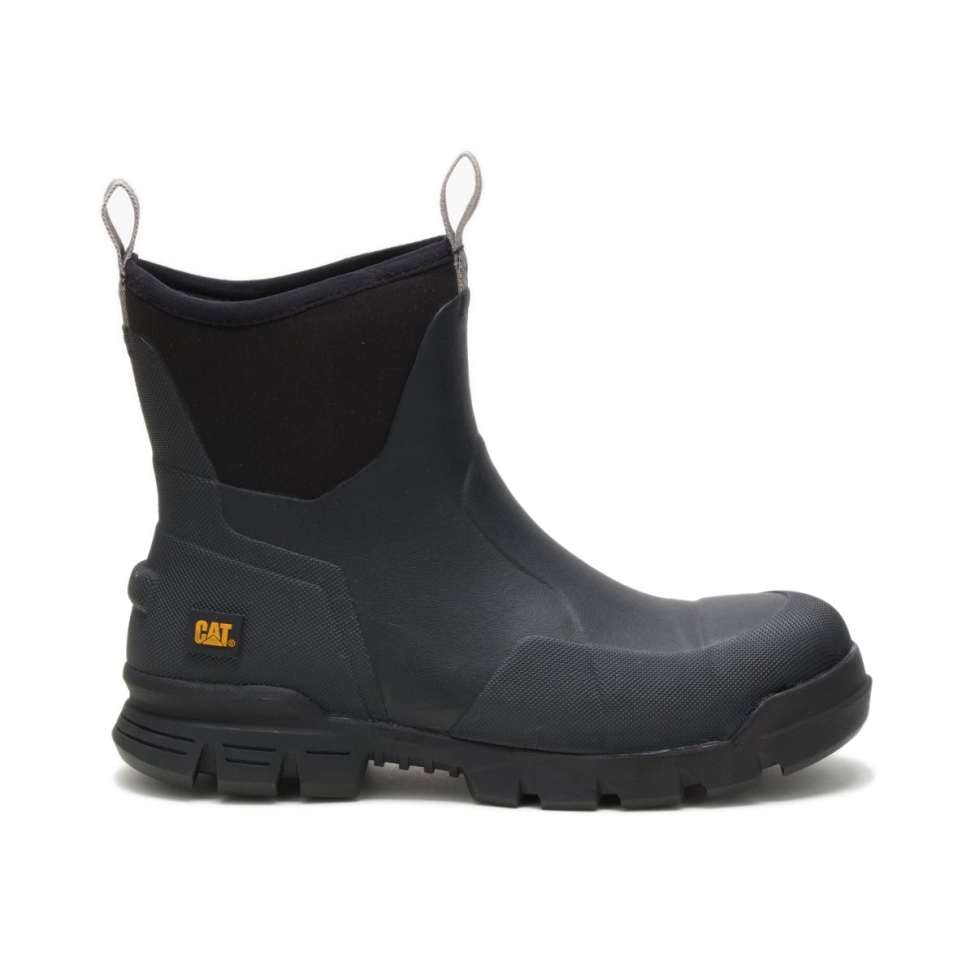 Botas De Trabajo Con Punta De Acero De 6' De Stormers Negras, Calzado Para Gatos