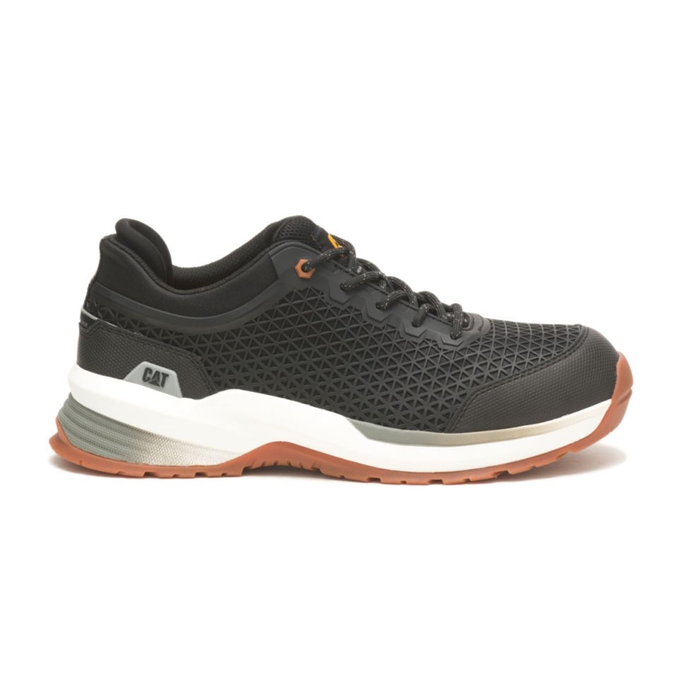 Zapato De Trabajo Con Punta De Material Compuesto Aerodinámico 2.0 Para Hombre Negro Cat Shoes