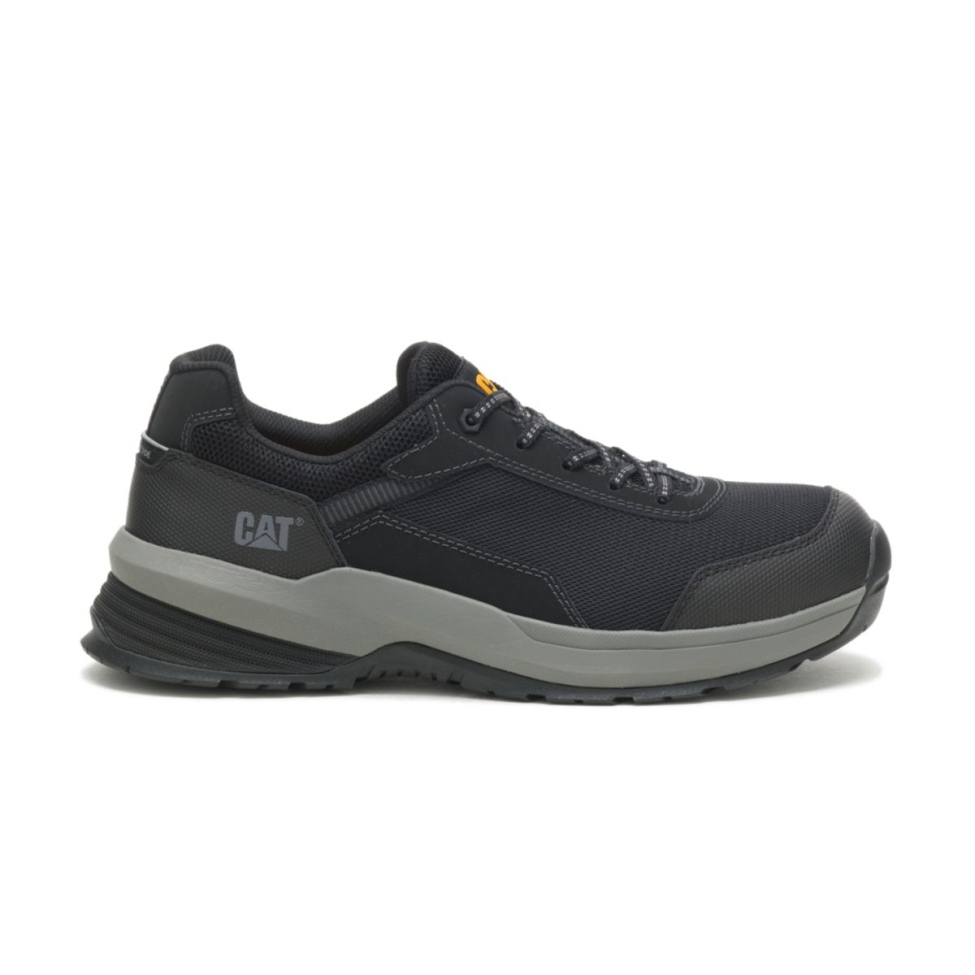 Zapato De Trabajo Con Punta De Material Compuesto De Malla Aerodinámica 2.0 Para Hombre Negro De Calzado Cat