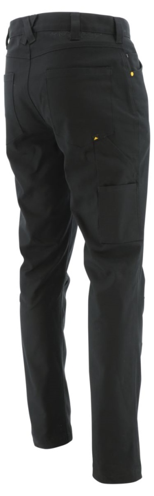Pantalón Utilitario De Lona Elástica Para Hombre Cat Calzado Negro