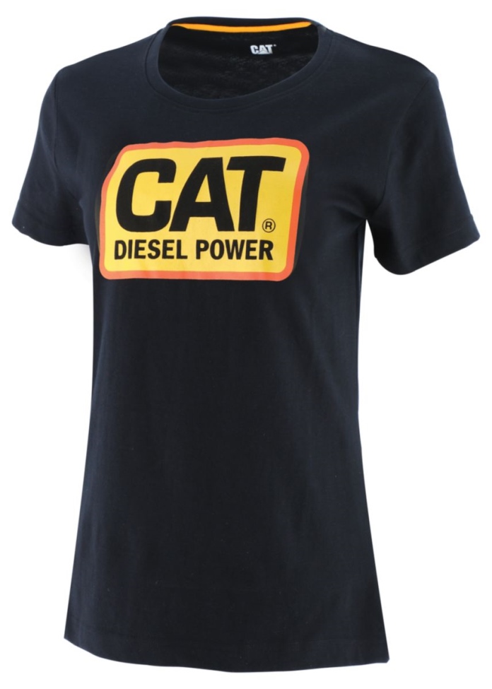 Cat Calzado Mujer Diesel Power Camiseta Negra