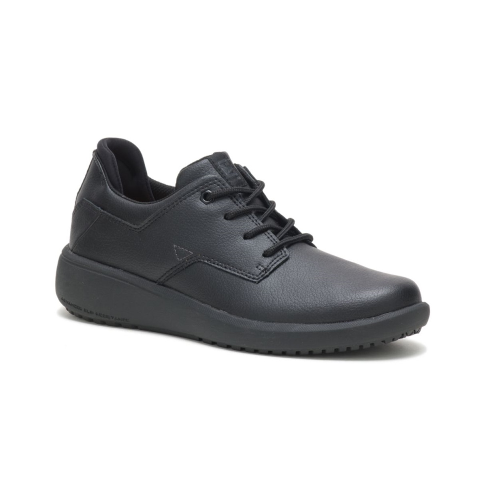 Cat Calzado Negro Mujer Prorush Sr Plus Oxford