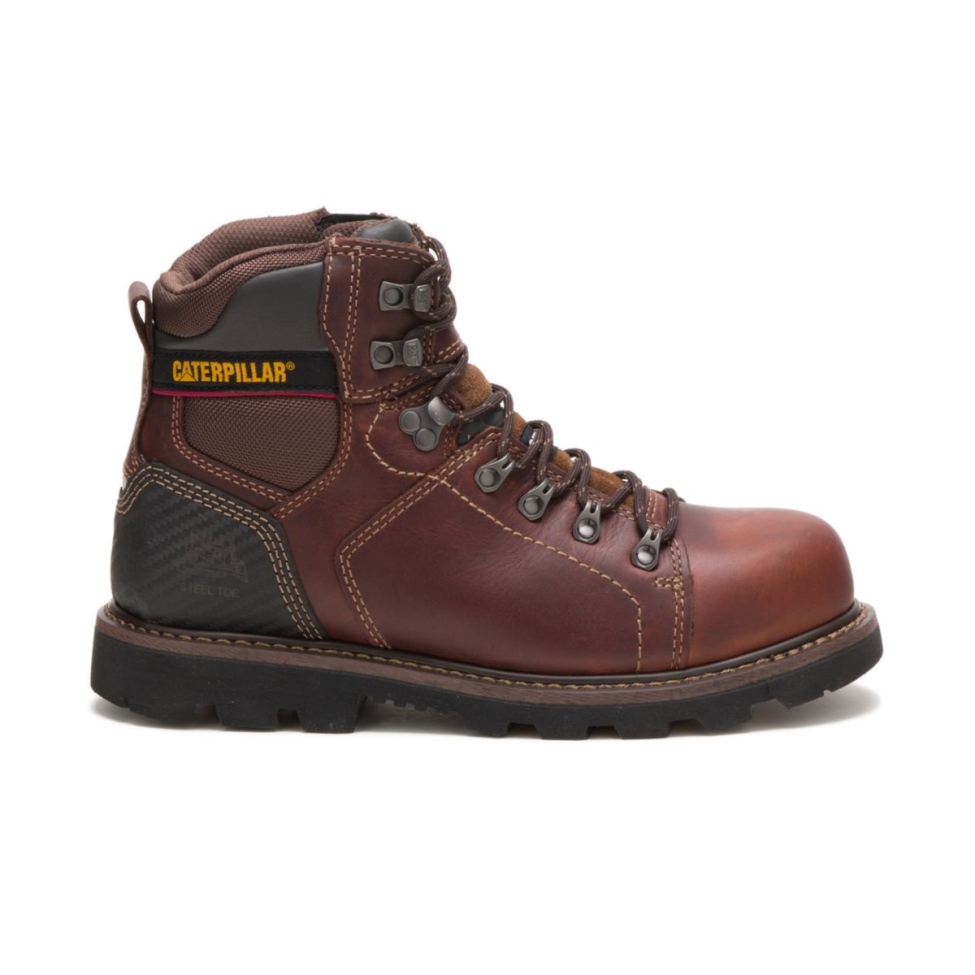 Calzado De Gato Para Hombre Alaska 2.0 Bota De Trabajo Con Punta De Acero Marrón