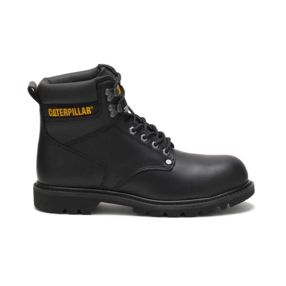 Botas De Trabajo Con Punta De Acero Para Hombre De Segundo Turno De Calzado Cat Negro
