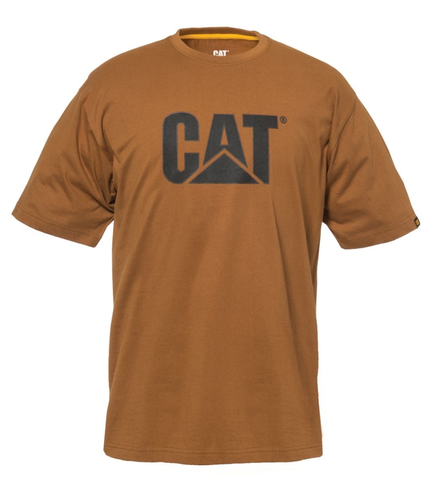 Cat Calzado Hombre Tm Logo Tee Mens Tan