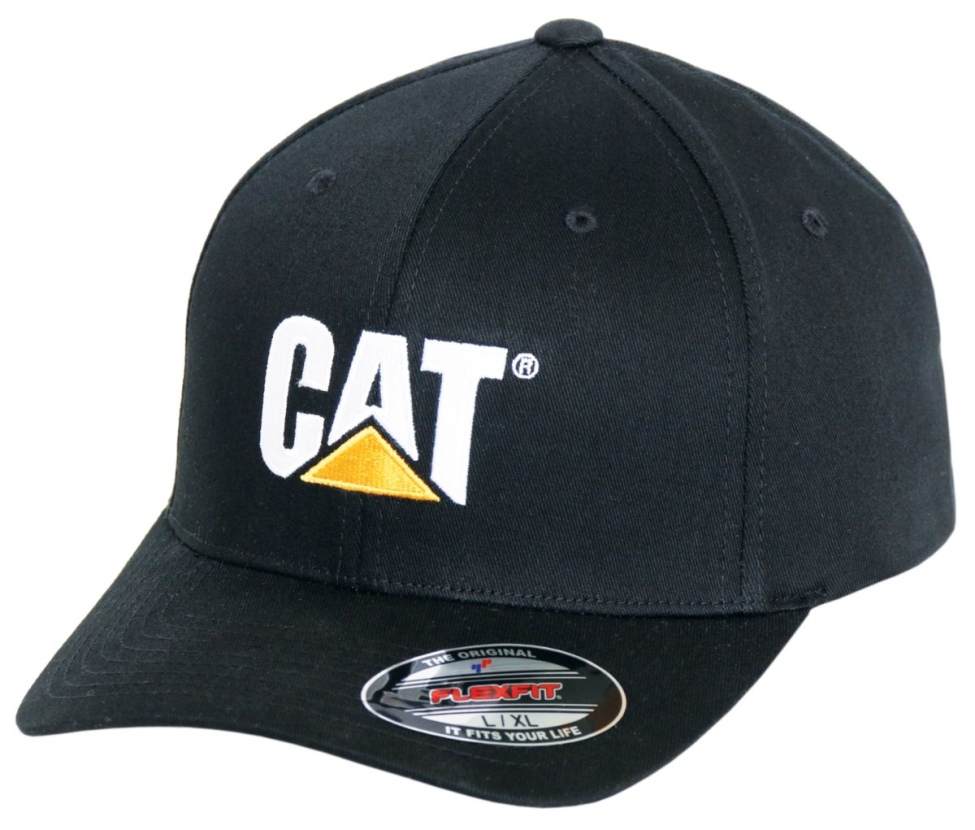 Calzado De Gato Gorra Flexfit De Marca Registrada Para Hombre Negro