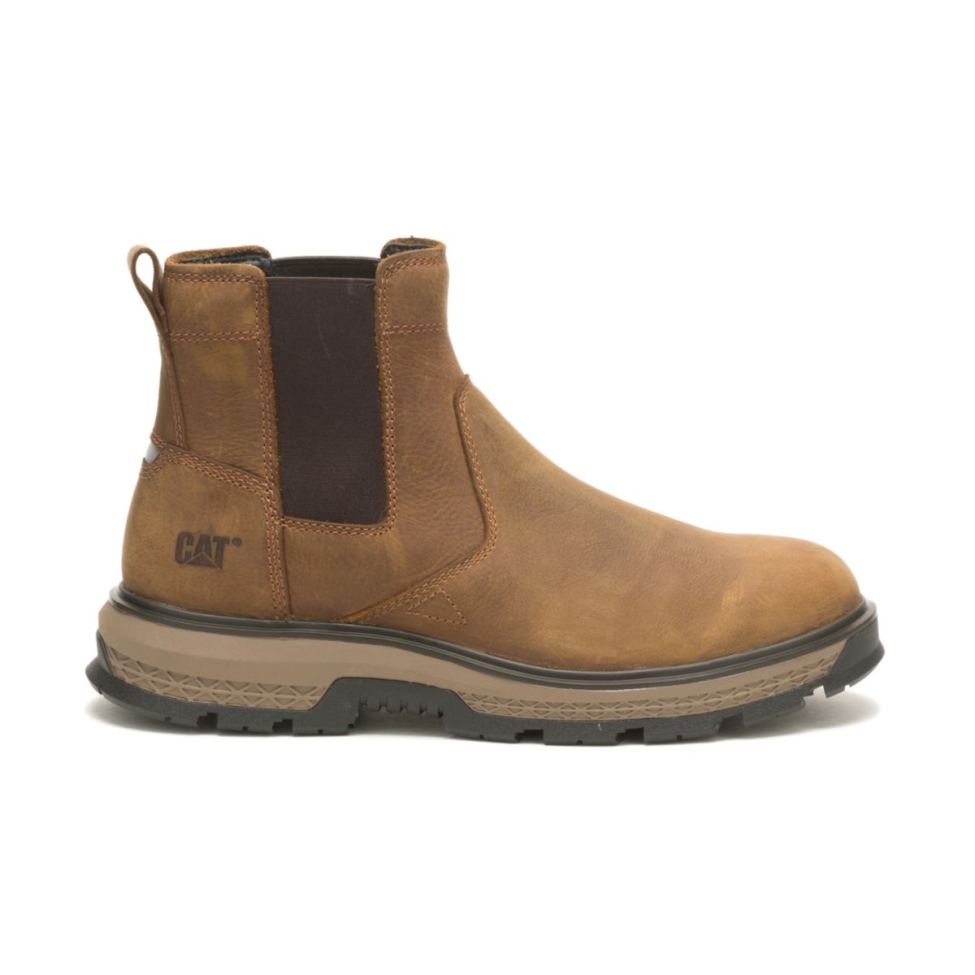 Bota De Trabajo Chelsea Exposition Para Hombre De Pirámide De Calzado De Gato