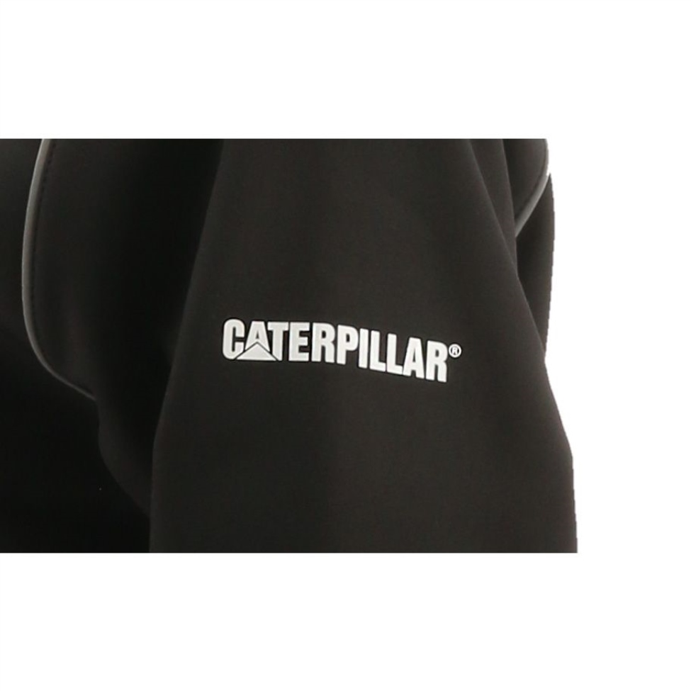 Cat Calzado Mujer Triton Soft Shell Chaqueta Negra
