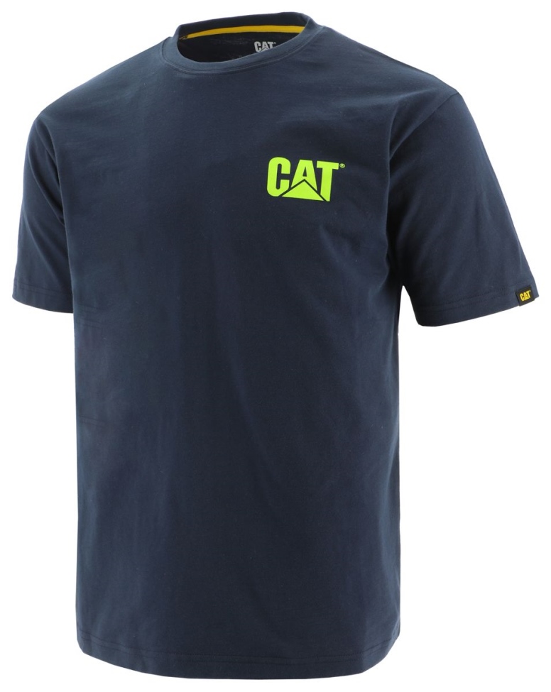 Eclipse Hivis Amarillo Hombres Marca Registrada Camiseta Gato Calzado